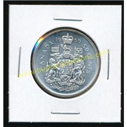 1965 Canadian Silver 50 Cent Coin