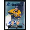 Image 1 : 15-16 SP Game Used Autographs Blue Kevin Fiala