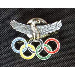 Olympic Rings & Eagle Collector Pin