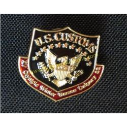 US Customs XV Winter Olympics Games 88 Pin