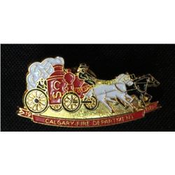 1988 Calgary Stampede Calgary Fire Department Pin