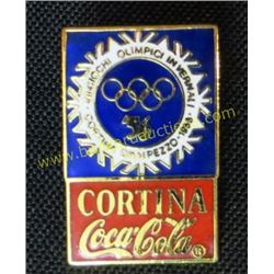 Cortina Coca-Cola '56 Olympics Collector Pin