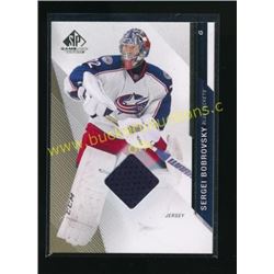 14-15 SP Game Used Gold Jersey Sergei Bobrovsky
