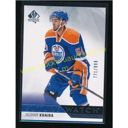 2015-16 SP Authentic #197 Jujhar Khaira RC