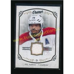 15-16 Upper Deck Champ's Jerseys #JPK P.K. Subban