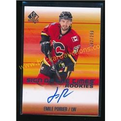 15-16 SP Auth Auto RC Emile Poirier 242/299