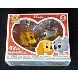New Lady & The Tramp Pocket Pop Keychains Disney