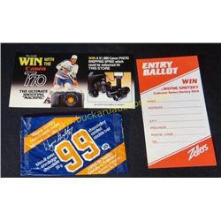 Wayne Gretzky Paper Collectibles & Cookie Bar