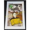 Star Trek Commander Data Drawing Signed By Joel