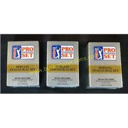 Lot Of 3 Pro Set Special PGA 100 Card Sets