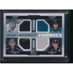 14-15 SP Game Used Authentic Fabrics Quads