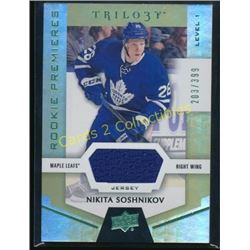 16-17 UD Trilogy Rainbow Green Nikita Soshnikov