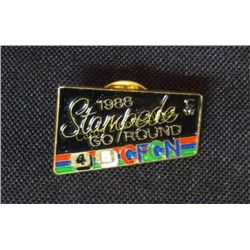 1988 Stampede Go Round CFCN Collector Pin