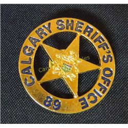 Calgary Sheriff's Office 89 Collector Pin