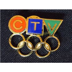 CTV Media Olympic Rings Collector Pin