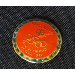 Bangladesh XXIV Olympic Seoul 88 Collector Pin