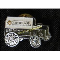 Kirk Sutherland Chuck Wagon Collector Pin