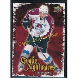 16-17 Upper Deck Goalie Nightmares Matt Duchene