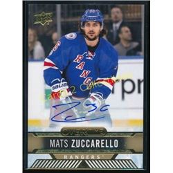 17-18 Upper Deck Overtime Gold #1 Mats Zuccarello