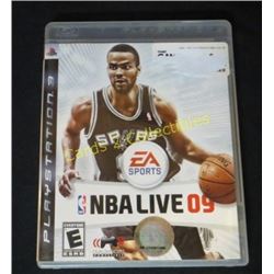 Playstation 3 NBA Live 09 With Manual