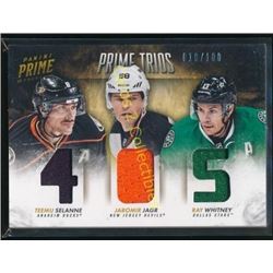 13-14 Panini Prime Trios Jerseys Jaromir Jagr