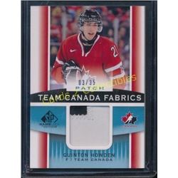 13-14 SP Game Used Team Canada Patch Quinton