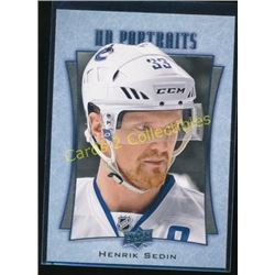 16-17 Upper Deck UD Portraits #P29 Henrik Sedin