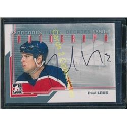 13-14 ITG Decades 1990s Autographs Paul Laus