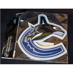 Vancouver Canucks Wooden Wall Plaque 7" Tall