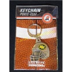 New Edmonton Eskimos Pewter Keychain