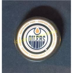 Edmonton Oilers NHL Hockey Puck