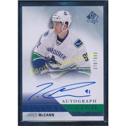 2015-16 SP Authentic #245 Jared McCann AU RC