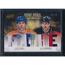 13-14 Panini Prime Dual Jerseys Prime Taylor Hall