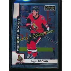 17-18 O-Pee-Chee Platinum #167 Logan Brown RC