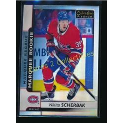 17-18 O-Pee-Chee Platinum #184 Nikita Scherbak RC