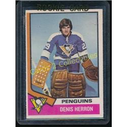 1974-75 O-Pee-Chee #45 Denis Herron RC