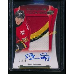 15-16 UD Contours Rookie Patch Auto Sam Bennett
