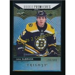 17-18 Upper Deck Trilogy #71 Jake DeBrusk RC