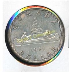 1961 Canadian Silver $1 Coin
