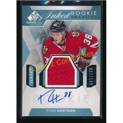 15-16 SP Game Used RC Jersey Auto Ryan Hartman