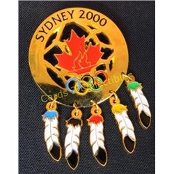 Sydney 2000 Artistic Olympic Pin 3" Long
