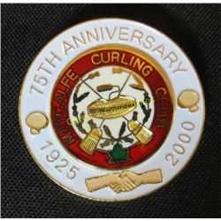 Metcalfe Curling Club 75th Anniversary Pin