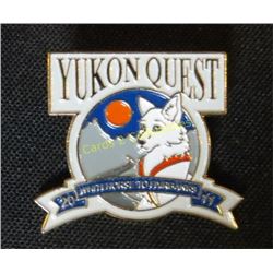 Yukon Quest Whitehorse to Fairbanks 2011 Pin