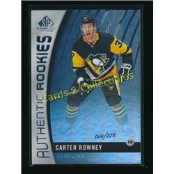 17-18 SP Game Used Rainbow #174 Carter Rowney RC