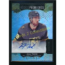 17-18 Upper Deck Trilogy #90 Alex Tuch Auto