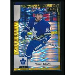 17-18 OPC Platinum Seismic Gold #80 Nazem Kadri