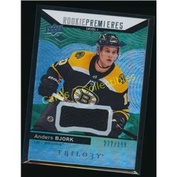 17-18 UD Trilogy Green #67 Anders Bjork Jersey