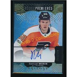 17-18 Upper Deck Trilogy #86 Samuel Morin RC Auto