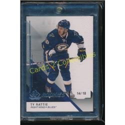 14-15 SP Game Used #123 Ty Ratti RC 14/18