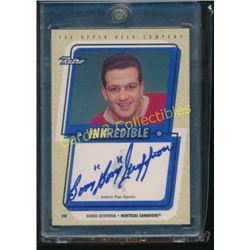 99-00 Upper Deck Retro InkredibleBernie Geoffrion